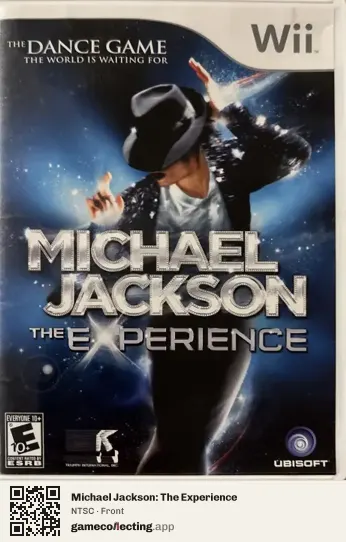 Michael Jackson: The Experience Nintendo Wii, NTSC box front