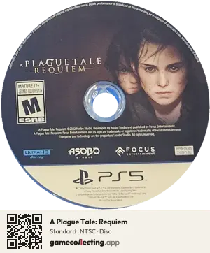 A Plague Tale: Requiem PlayStation 5, NTSC disc