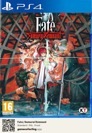 Fate/Samurai Remnant PlayStation 4, PAL box front