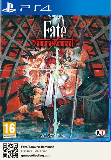 Fate/Samurai Remnant PlayStation 4, PAL box front