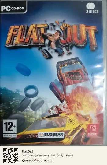 FlatOut Computer, Italy box front