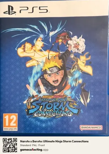 Naruto x Boruto: Ultimate Ninja Storm Connections PlayStation 5, PAL box front