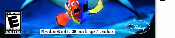 Finding Nemo: Escape to the Big Blue, the ESRB box on its front