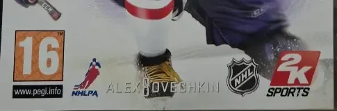 NHL 2K10, the PEGI square on its front