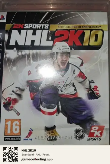 NHL 2K10 PlayStation 3, PAL box front