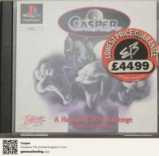 Casper PlayStation, United Kingdom box front