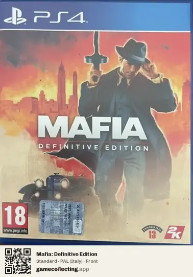 Mafia: Definitive Edition PlayStation 4, Italy box front