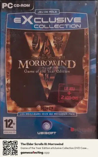 The Elder Scrolls III: Morrowind Computer, France box front