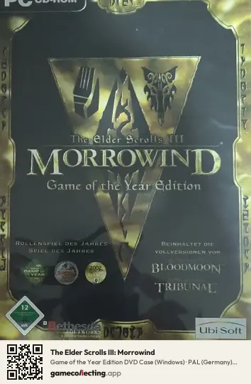 The Elder Scrolls III: Morrowind Computer, Germany box front