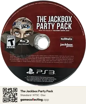 The Jackbox Party Pack PlayStation 3, NTSC disc