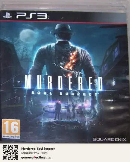 Murdered: Soul Suspect PlayStation 3, PAL box front