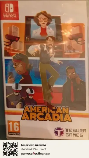 American Arcadia Nintendo Switch, PAL box front