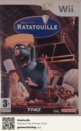 Ratatouille Nintendo Wii, France box front