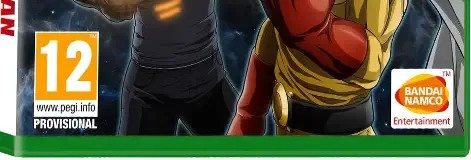One Punch Man: A Hero Nobody Knows, the PEGI square on its front