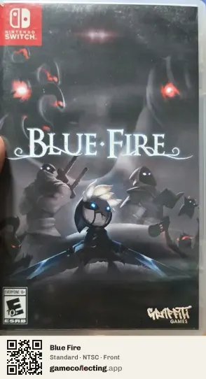 Blue Fire Nintendo Switch, NTSC box front