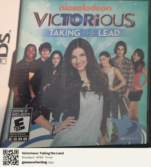 Victorious: Taking the Lead Nintendo DS, NTSC box front