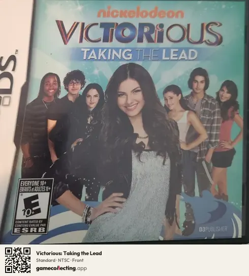 Victorious: Taking the Lead Nintendo DS, NTSC box front