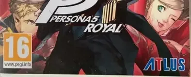 Persona 5 Royal, the USK square on its front