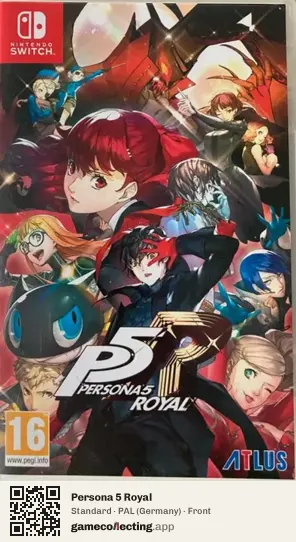 Persona 5 Royal Nintendo Switch, Germany box front