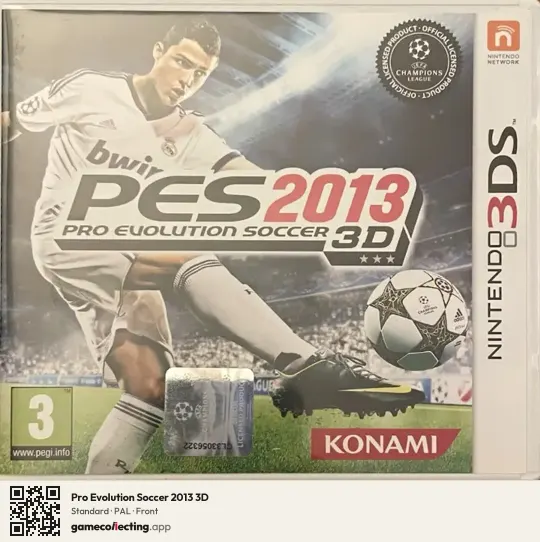Pro Evolution Soccer 2013 3D Nintendo 3DS, PAL box front