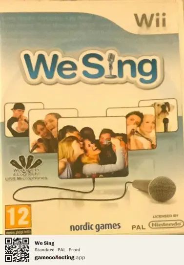 We Sing Nintendo Wii, PAL box front
