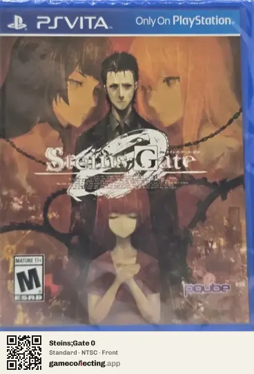 Steins;Gate 0 PlayStation Vita, NTSC box front