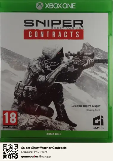 Sniper Ghost Warrior Contracts Xbox One, PAL box front