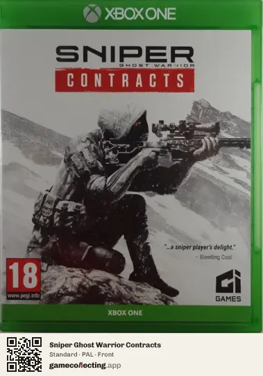 Sniper Ghost Warrior Contracts Xbox One, PAL box front
