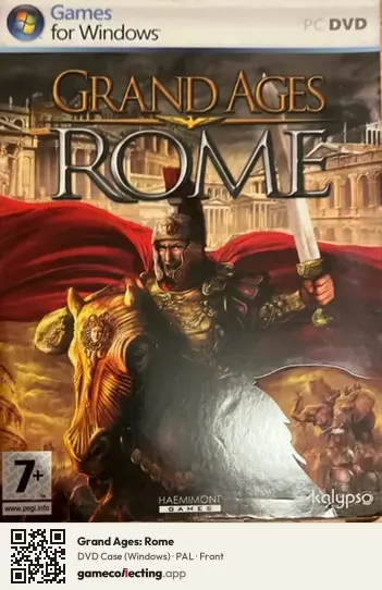 Grand Ages: Rome Computer, PAL box front