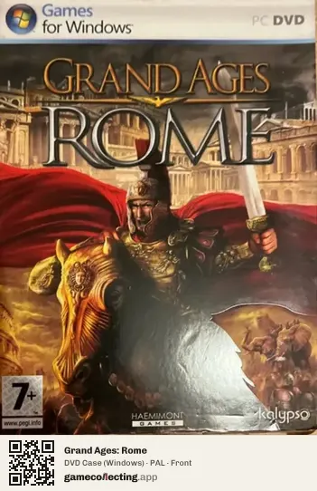 Grand Ages: Rome Computer, PAL box front