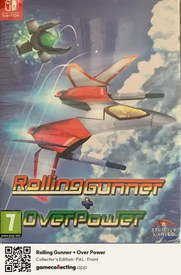 Rolling Gunner + Over Power Nintendo Switch, PAL box front