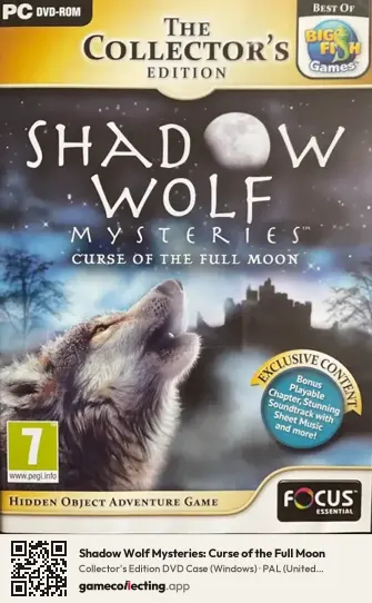 Shadow Wolf Mysteries: Curse of the Full Moon Computer, United Kingdom box front