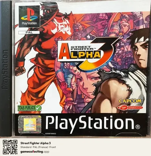 Street Fighter Alpha 3 PlayStation, France box front