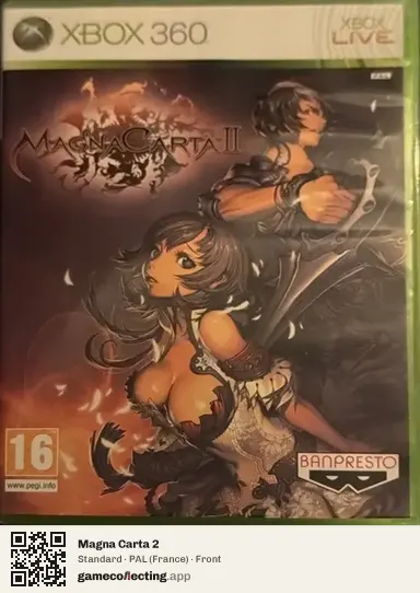 Magna Carta 2 Xbox 360, France box front