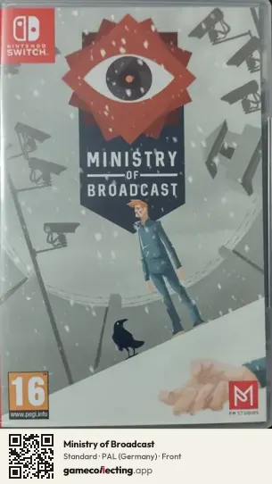 Ministry of Broadcast Nintendo Switch, Germany box front