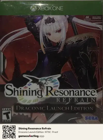 Shining Resonance Refrain Xbox One, NTSC box front
