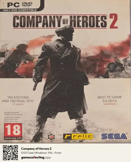 Company of Heroes 2 Computer, PAL box front