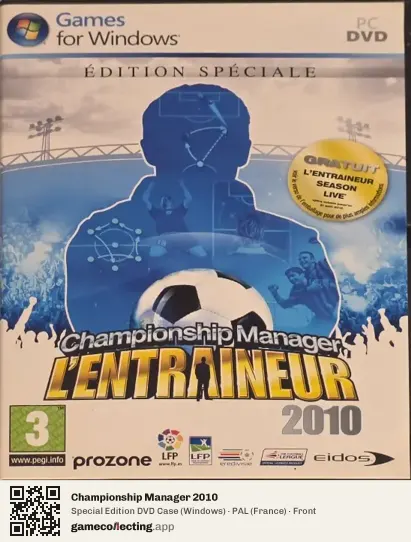 Championship Manager 2010 Computer, France box front