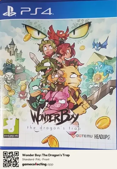Wonder Boy: The Dragon's Trap PlayStation 4, PAL box front