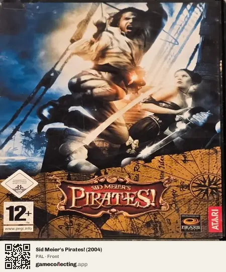 Sid Meier's Pirates! (2004) Computer, PAL box front