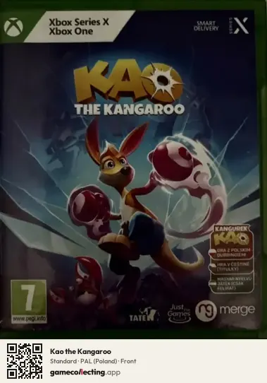 Kao the Kangaroo Xbox Series X, Poland box front