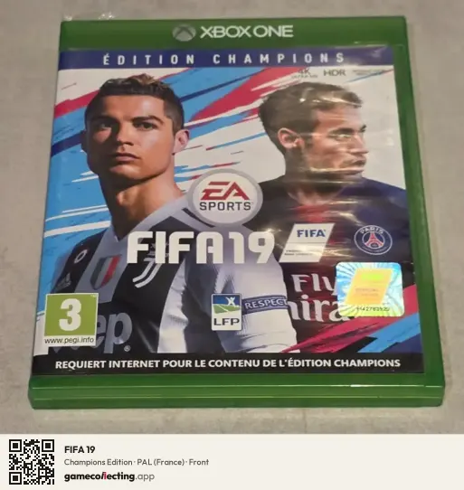 FIFA 19 Xbox One, France box front
