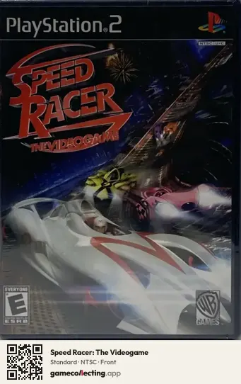 Speed Racer: The Videogame PlayStation 2, NTSC box front
