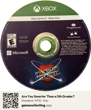 Are You Smarter Than a 5th Grader? Xbox Series X, NTSC disc