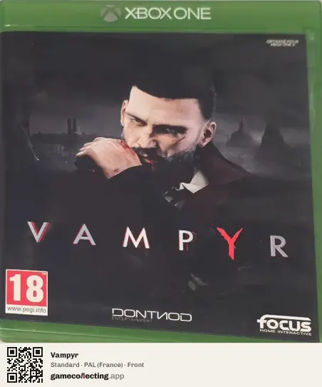 Vampyr Xbox One, France box front