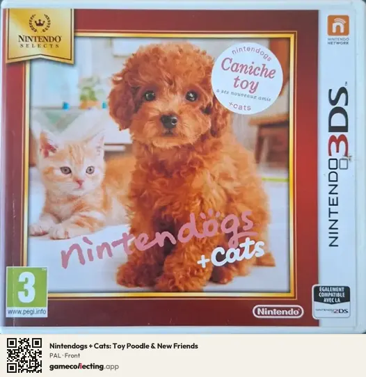 Nintendogs + Cats: Toy Poodle & New Friends Nintendo 3DS, PAL box front