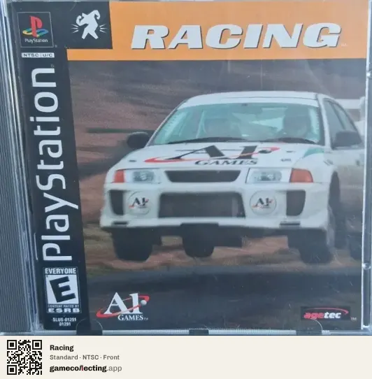 Racing PlayStation, NTSC box front