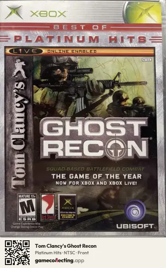 Tom Clancy's Ghost Recon Xbox, NTSC box front