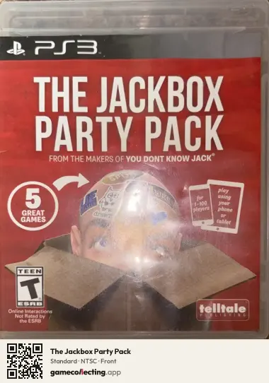 The Jackbox Party Pack PlayStation 3, NTSC box front