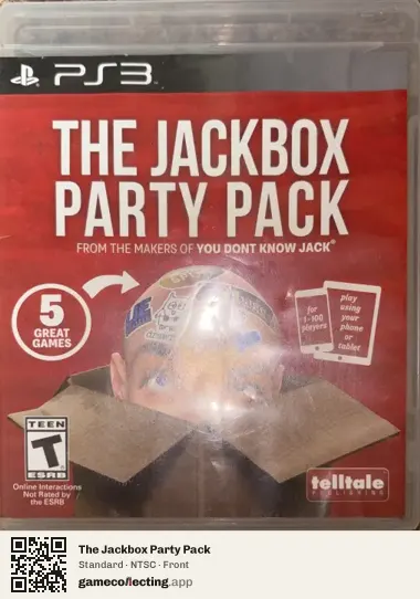 The Jackbox Party Pack PlayStation 3, NTSC box front